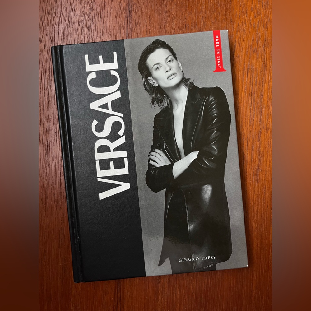 Hardcover Versace book